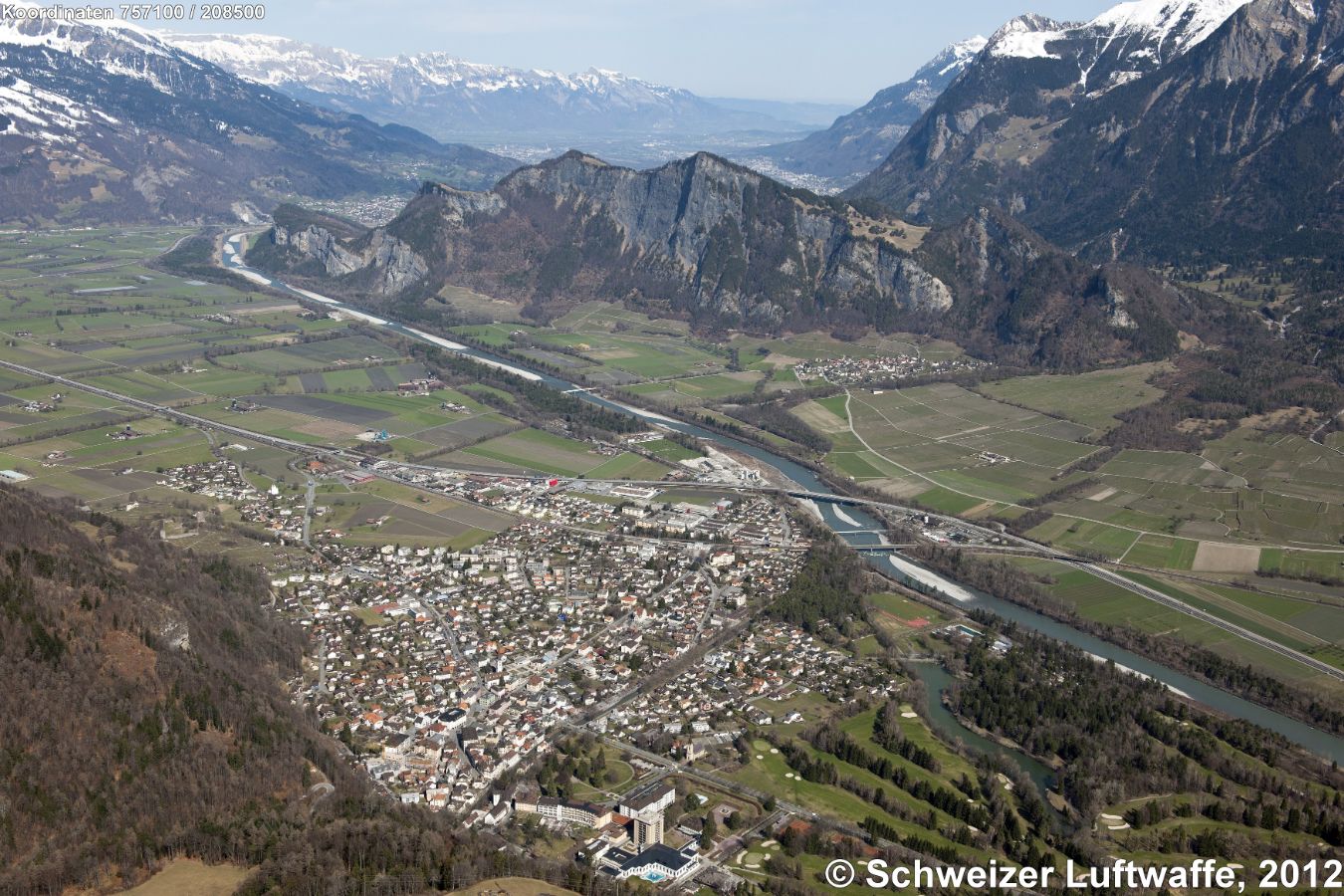 Bad Ragaz - Fläsch - Fläscher Berg - St. Galler Rheintal